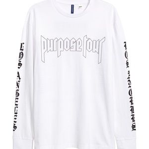 H&M Purpose Tour White Long Sleeve
